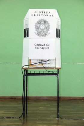 Foto ilustrativa de urna eletrônica, eleição, votação, pleito, abstenção