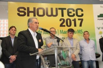  Governador destaca avanço do agronegócio no Estado durante lançamento do Showtec 2017