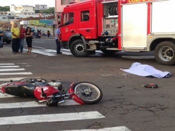 Acidente com morte aconteceu nesta manhã no centro de Campo Grande 