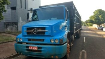 Caminhão furtado em Nova Andradina é recuperado horas depois em Dourados