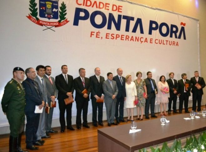 Empossados Secretários Municipais em Ponta Porã