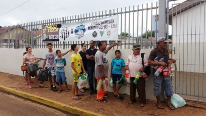 Operário inicia troca de garrafas pet por ingresso para estreia na Copa Verde