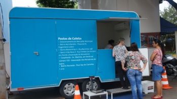 Semed recebe trailer do Conta Cidad&atilde; para incentivar a reciclagem