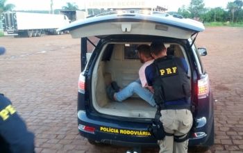 PRF prende foragido do estado de Santa Catarina em Coxim
