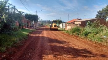 Trechos não pavimentados recebem manutenção em Campo Grande