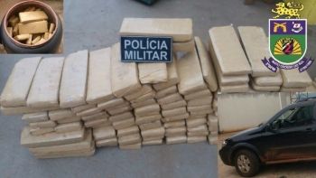 Em duas abordagens, Polícia Militar apreende mais de 160 kg de drogas em Água Clara