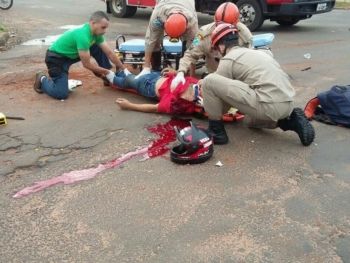  Após ser atingido por caminhonete, motociclista morre em Três Lagoas