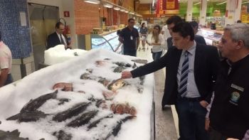 Procon interdita peixaria de supermercado e apreende uma tonelada de pescado