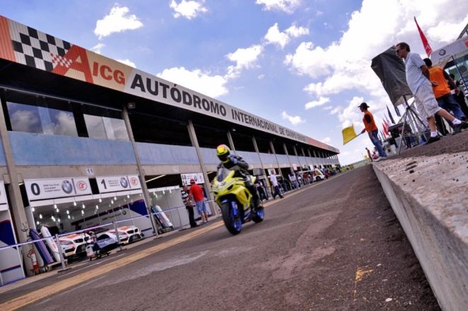Foto da fachada do Autódromo Internacional Orlando Moura, Autódromo Internacional de Campo Grande, GGA