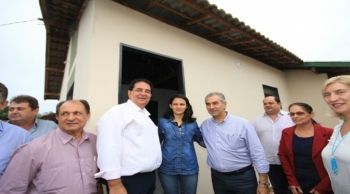 Cumprindo agenda em Itaporã, Reinaldo Azambuja entrega duas importantes obras para cidade