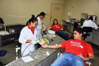 Funcionários da concessionária de águas de Campo Grande realizam doação de sangueFuncionários da concessionária de águas de Campo Grande realizam doação de sangue