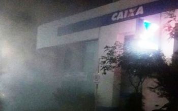 Em Naviraí, fumaça em rede bancária assusta moradores
