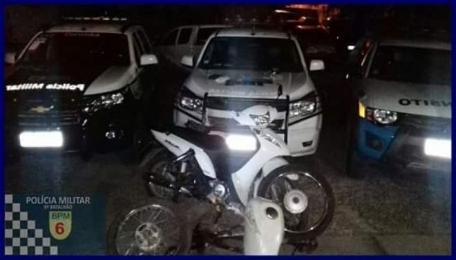 Em Corumbá, polícia recupera moto furtada