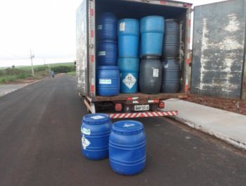 Empresa de Campo Grande é autuada por transporte irregular de produtos tóxicos