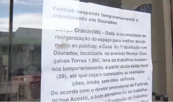Após fechamento do Funtrab, vereador propõe criação de agência em Dourados