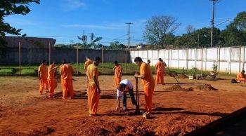 Detentos realizam curso de capacitação na área agrícola