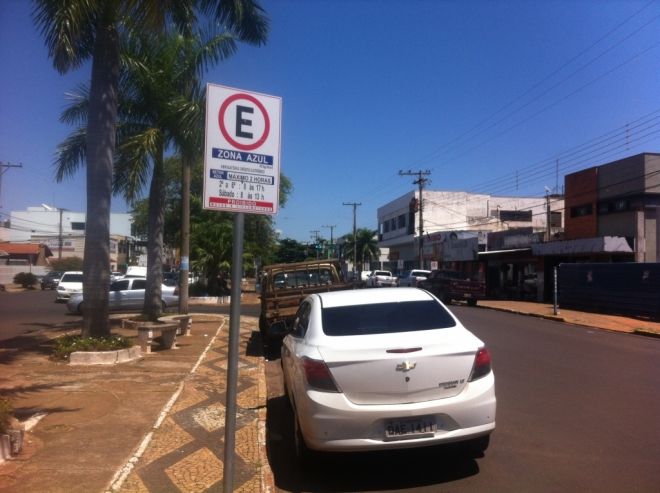 Novas regras para estacionamento na Zona Azul começam a valer em Três Lagoas