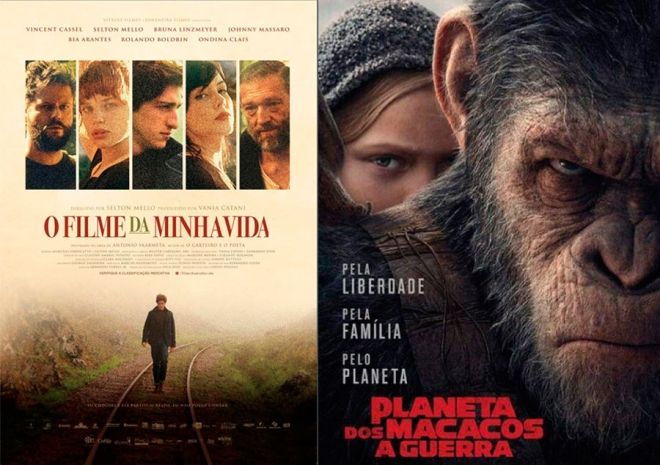 Estréia nos cinemas nacionais ficam por conta de Planeta dos Macacos e o filme da Minha Vida