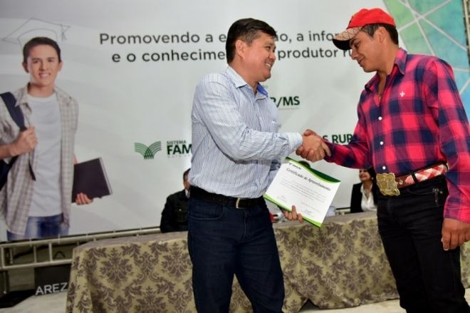  Senar/MS entrega 750 certificados em Fátima do Sul