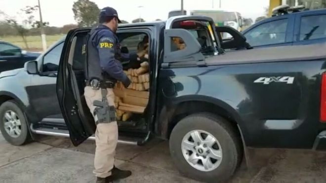 Polícia intercepta 1,4 tonelada de maconha em Campo Grande