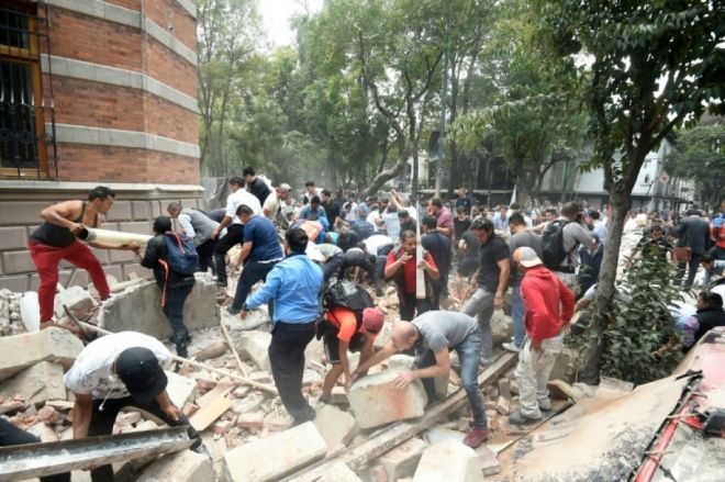 Forte terremoto sacode a Cidade do México