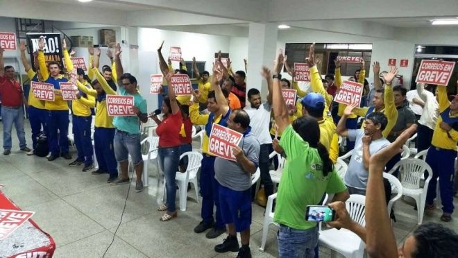 Funcionários dos Correios em Campo Grande entram em greve