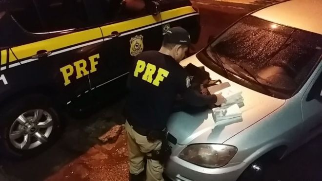 PRF apreende 12 kg cocaína que seria trazida para Campo Grande