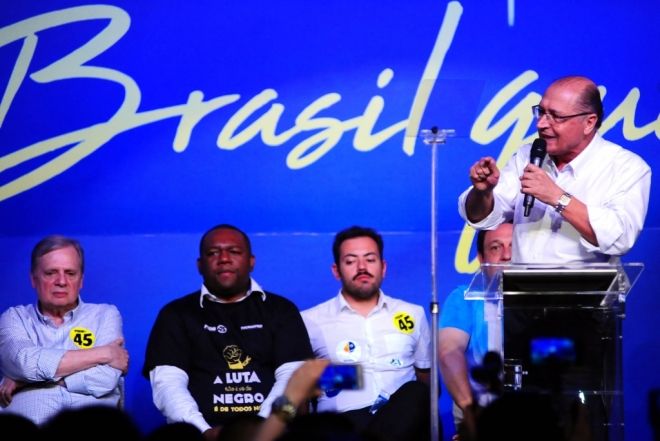 “Nossa indignação e coragem vão mudar o Brasil”, diz Alckmin ao assumir o PSDB
