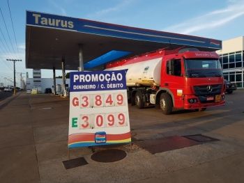 Litro da gasolina chega aos R$ 4,30 em Campo Grande e preço varia quase 12%