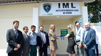 Novo prédio do IML de Coxim é entregue pelo Estado