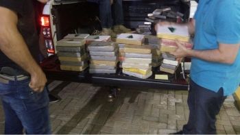 Casal de MS é preso no Paraná com 287 quilos de cocaína