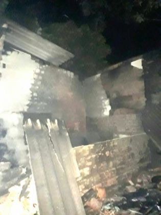 Homem é suspeito de destruir a casa da ex em incêndio criminoso