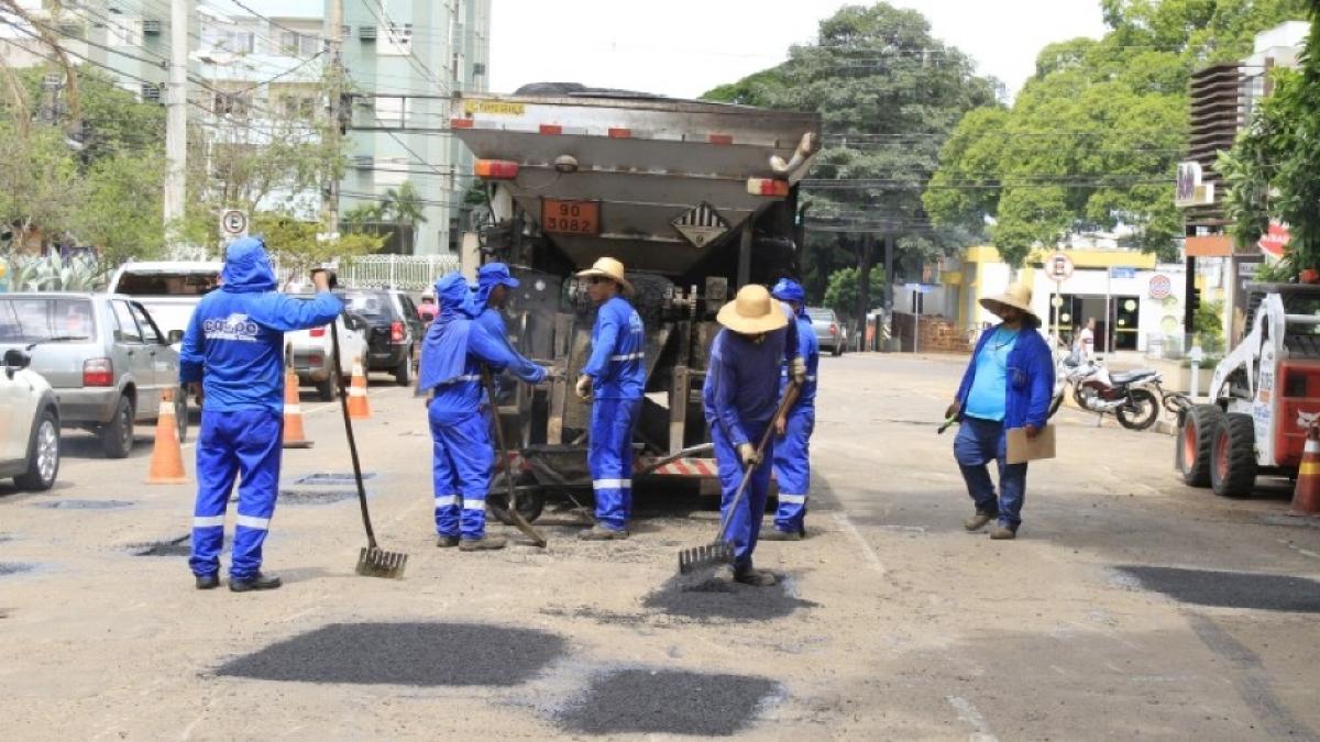 Após tapar 130,5 mil buracos, vias de Campo Grande receberão capa asfáltica