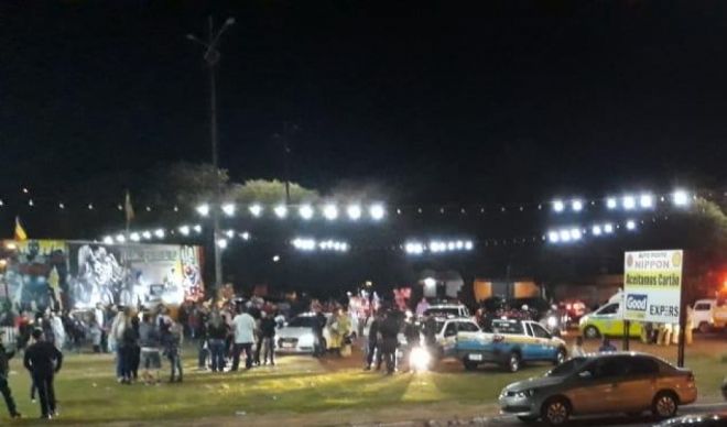 Ação policial dentro de circo em MS causa pânico no público 