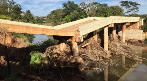 Ponte que caiu em Jardim apresentava falhas na execução