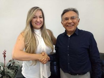 Vice de Odilon será Keliana Fernandes do PROS de Dourados