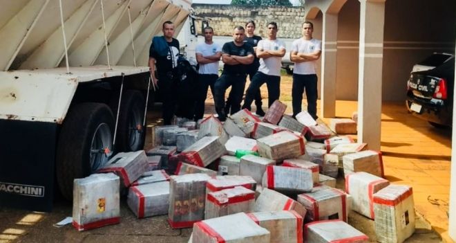 PM apreende quase 2,5 toneladas de maconha em Caarapó