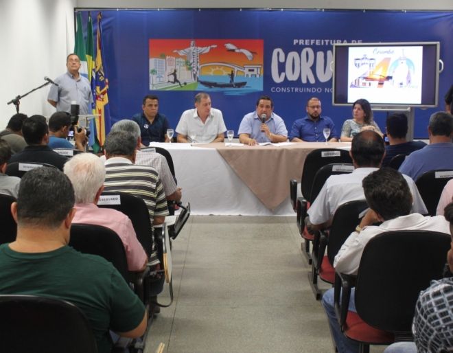 Para celebrar os 240 anos de Corumbá, prefeito lança R$ 106 milhões em obras