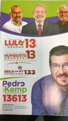 PF apreende material de campanha do PT com Lula como candidato