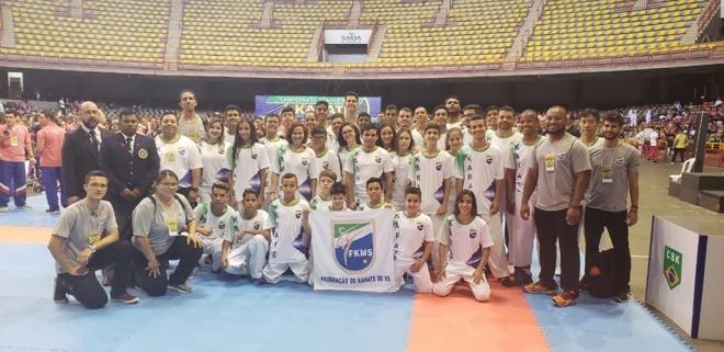 Mato Grosso do Sul fatura 22 medalhas no Campeonato Brasileiro de Karatê 