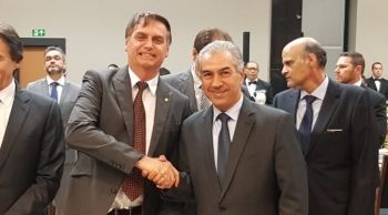 Em encontro com Bolsonaro, Azambuja defende blindagem de fronteiras