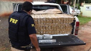 PRF e Polícia Civil apreendem 1.077 kg de maconha 