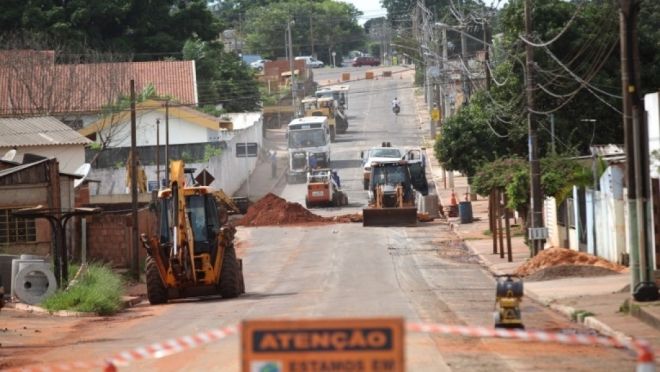 Obras de pavimentação no corredor do Nova Lima alcançam 85% de conclusão