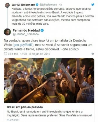 Bolsonaro Haddad