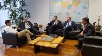 Encontro de Azambuja com Ministro garante recursos para recupera&ccedil;&atilde;o do Rio Taquari