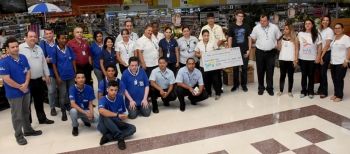 Instituto Mãe Águia recebe R$ 27 mil do Comper através do programa troco solidário
