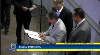 José Eduardo Cury é empossado vereador de Campo Grande