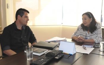 Délia Razuk recebe visita e reforça parceria com o prefeito de Douradina
