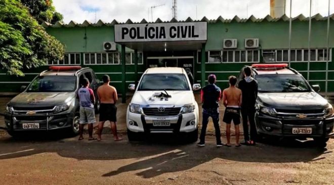 DOF prende quadrilha de roubo e liberta reféns de cárcere privado
