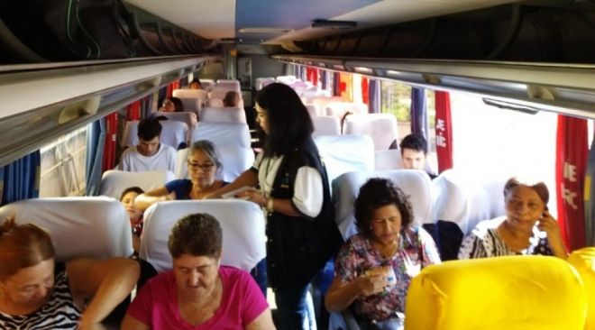 Agepan faz campanha pela necessidade do uso do cinto de segurança em ônibus